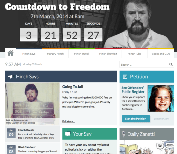 Derryn Hinch's 'Human Headline' blog - Countdown to Freedom