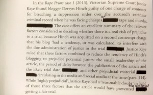 One of the manually redacted pages sent out to reviewers before our book was reprinted